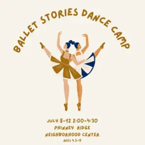 Ballet Stories Dance Camp flyer 2024