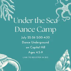 Under the Sea Dance Camp flyer